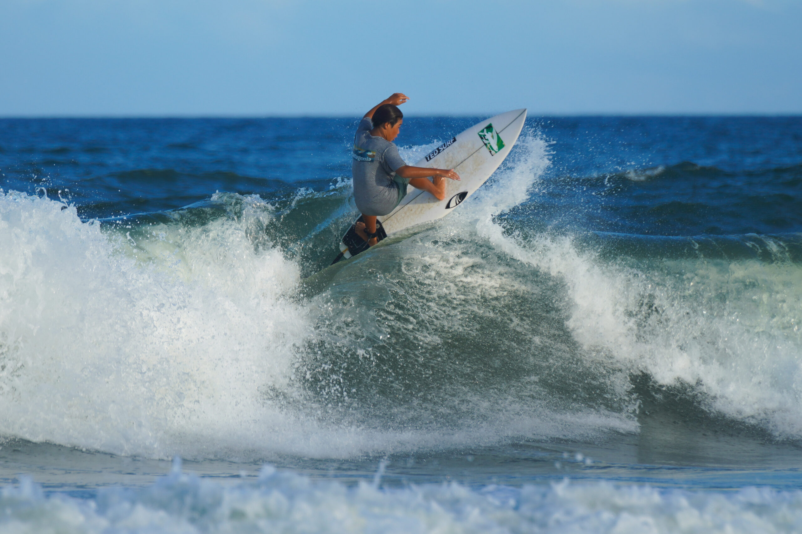 Short board Surfing